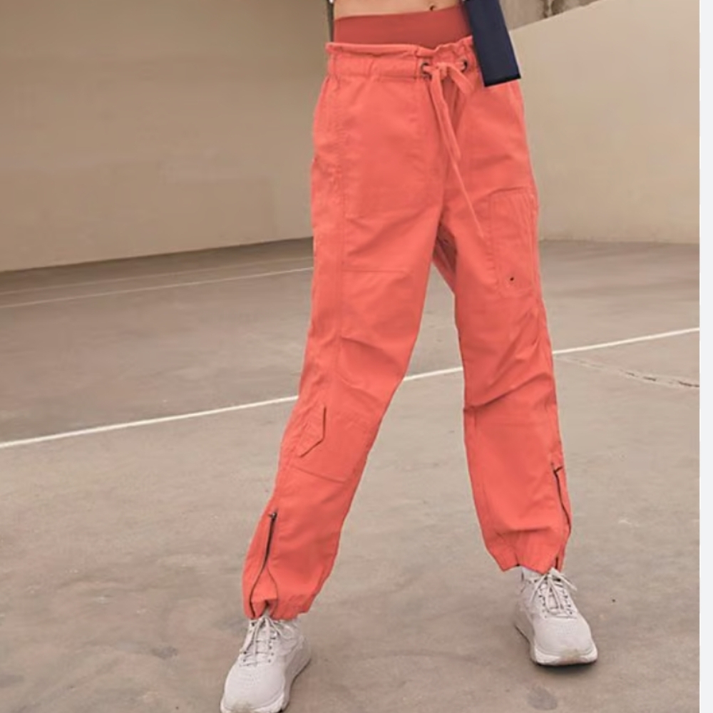 Free People all time trekker pants in savannah rose FP Movement Size M New NWT - Picture 2 of 10